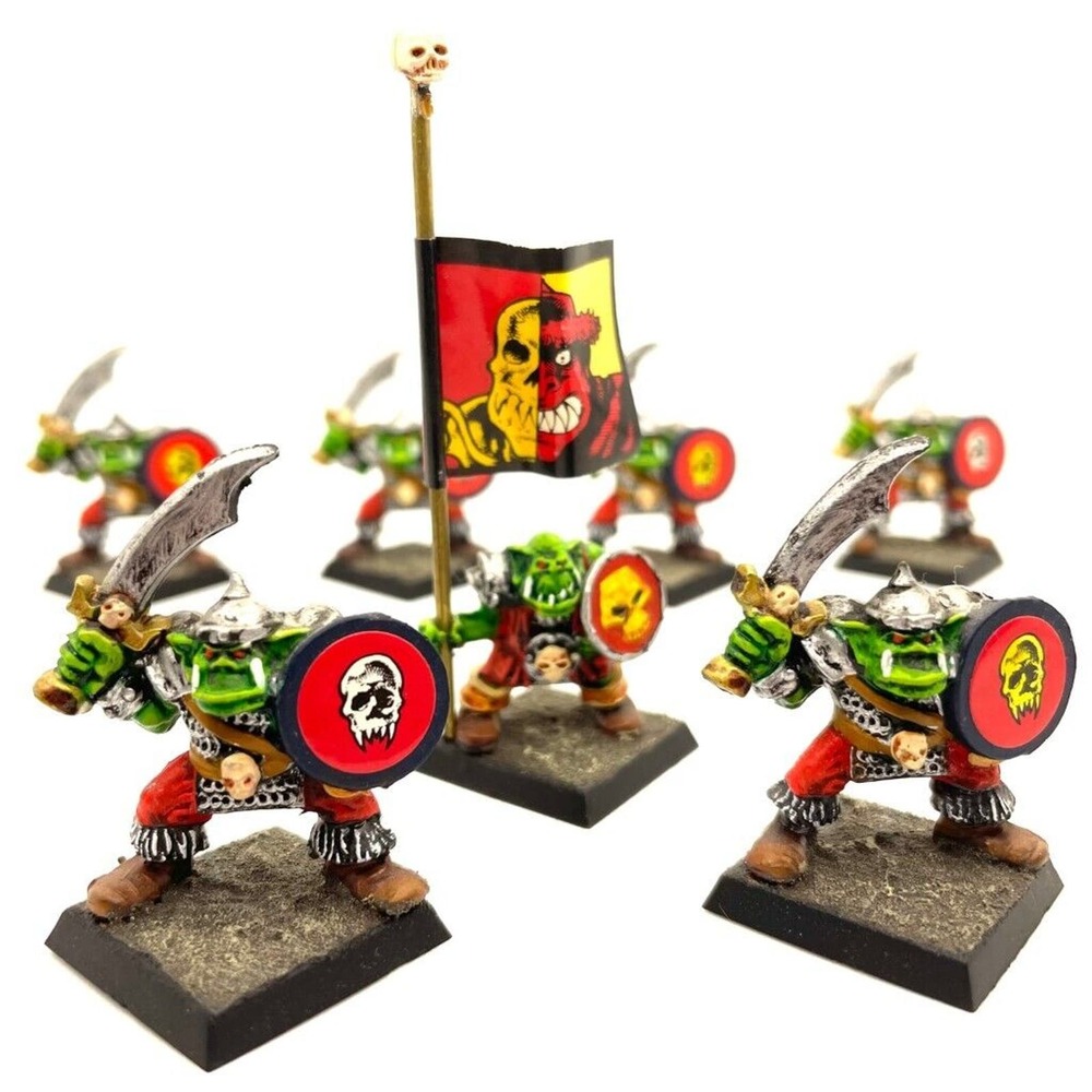 Gazkull's Orc Thugs 7 Painted Miniatures Battle Masters